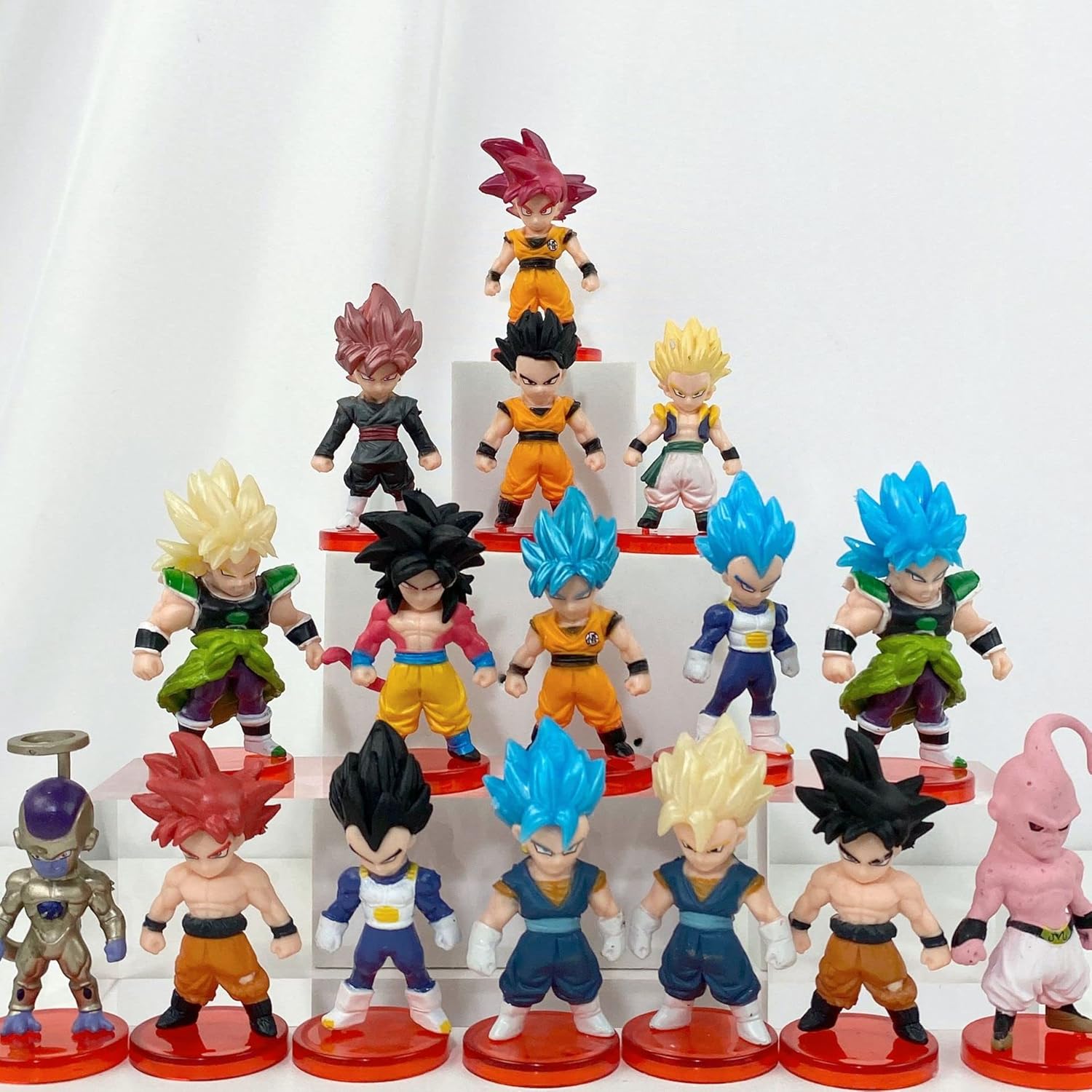 dragon ball figures close up product photo